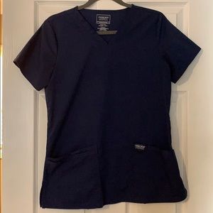 Cherokee Navy Scrub Top